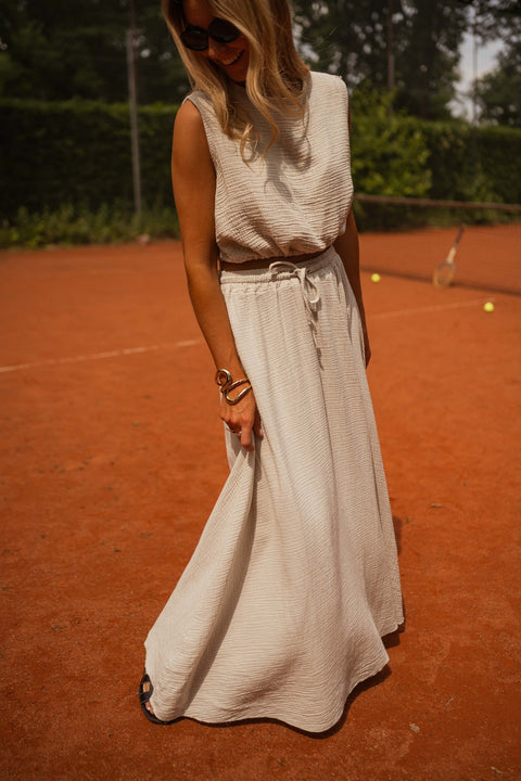 Beige Alyssa Skirt